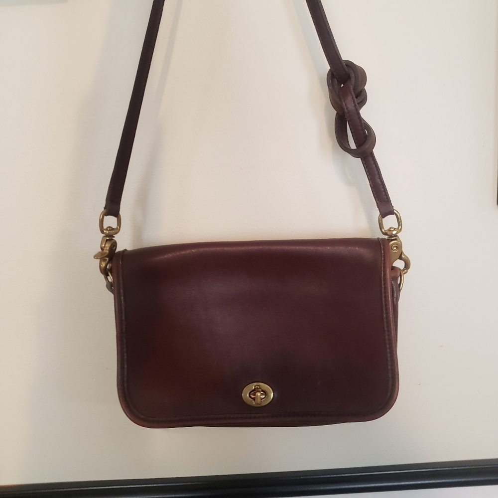 Vintage Coach Penny Pocket Crossbody Bag 9755
